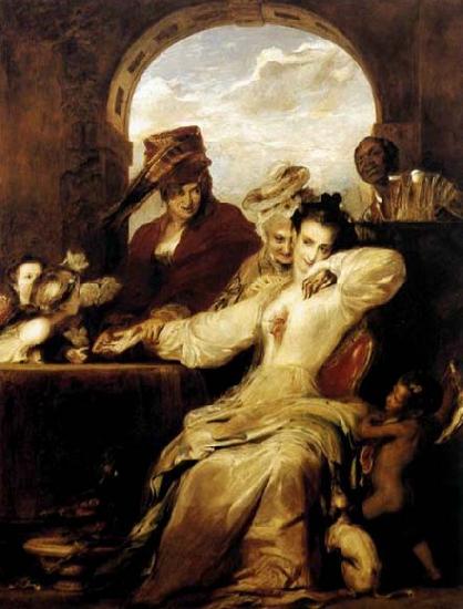 Sir David Wilkie Josephine and the Fortune-Teller Sweden oil painting art